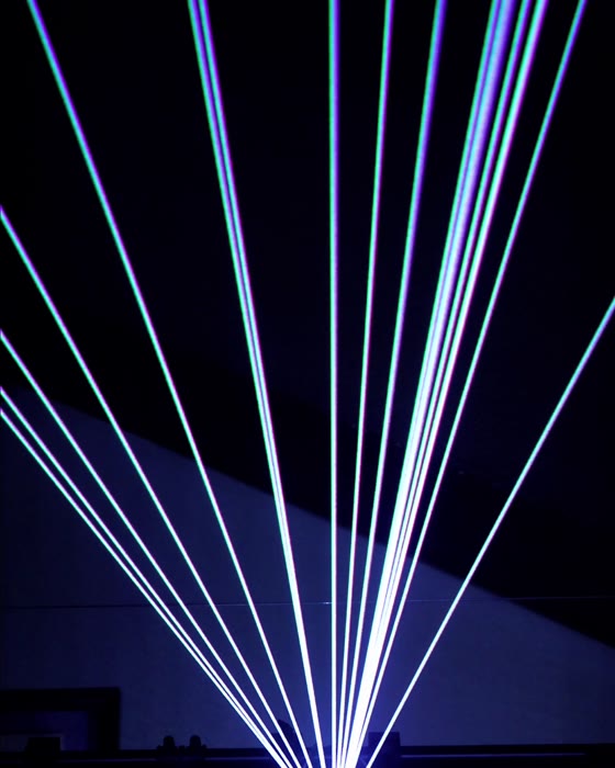 Blue beam fan