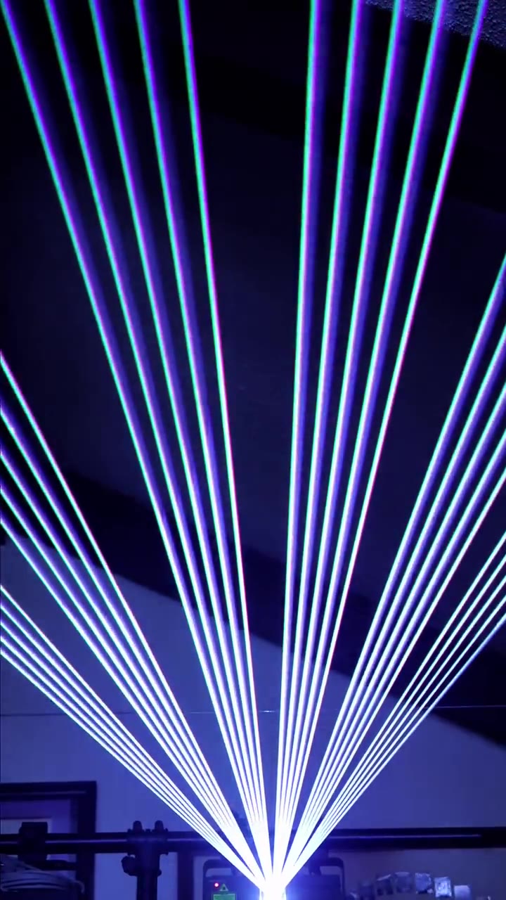 Blue beam fan